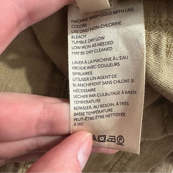 We The Free For Free People Khaki Swept Up Military Shirt Jacket NWOT Size XS - Picture 9 of 16